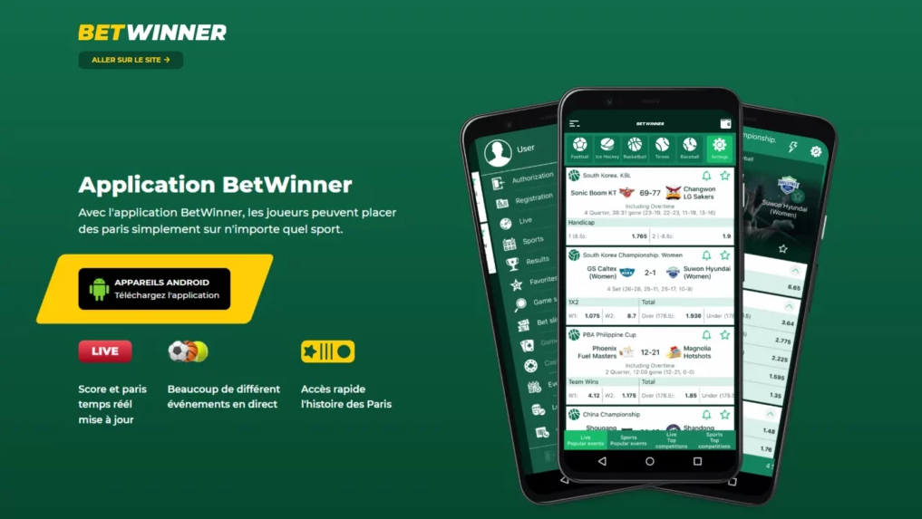 Application Betwinner  Découvrez l'Expérience de Pari Ultime